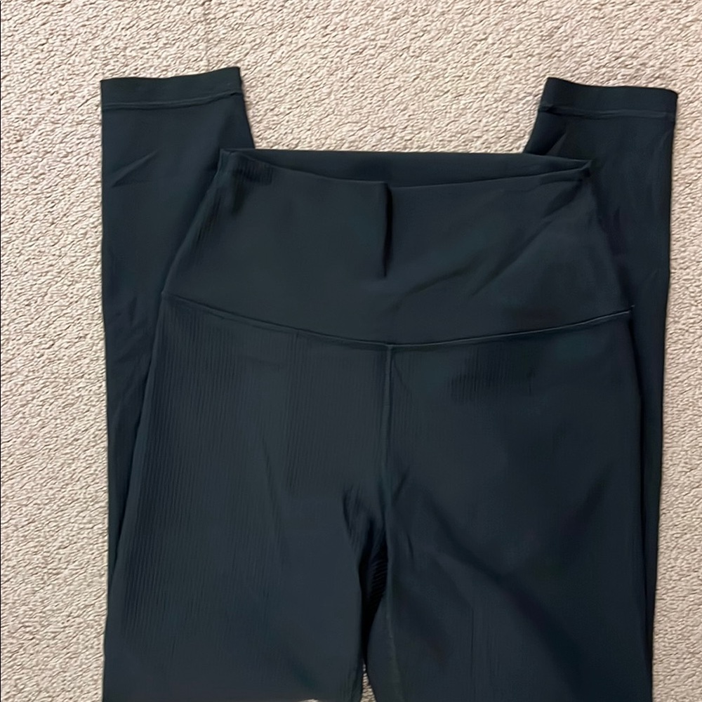 90 Degree By Reflex Olive Textured Leggings